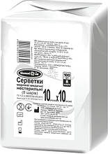 Серветки марлеві "Білосніжка" 10х10 см - 10 шт