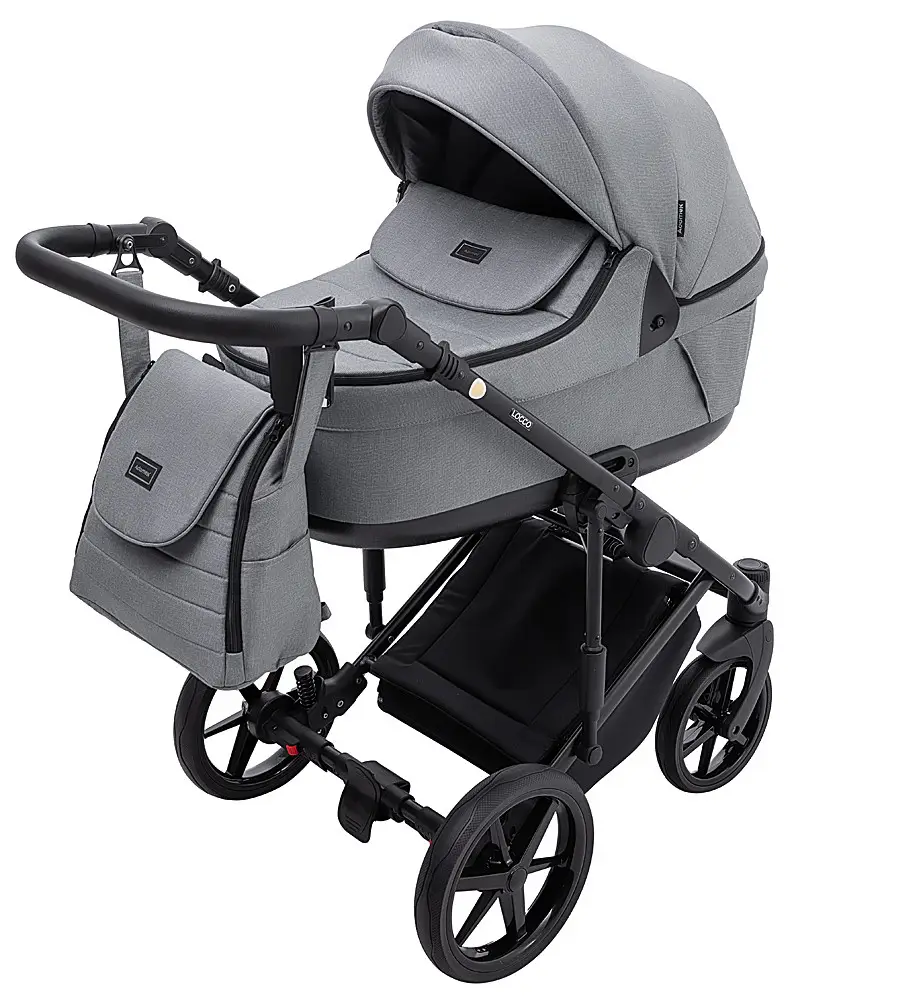 Коляска 2 в 1 Adamex Locco Tip TK-60 темно-сіра, фото 1