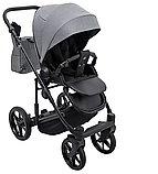 Коляска 2 в 1 Adamex Locco Tip TK-60 темно-сіра, фото 5