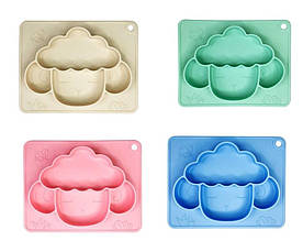 Силіконова тарілка-килимок