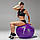 М'яч для фітнесу (фітбол) Cornix 55 см Anti-Burst XR-0016 Violet, фото 5