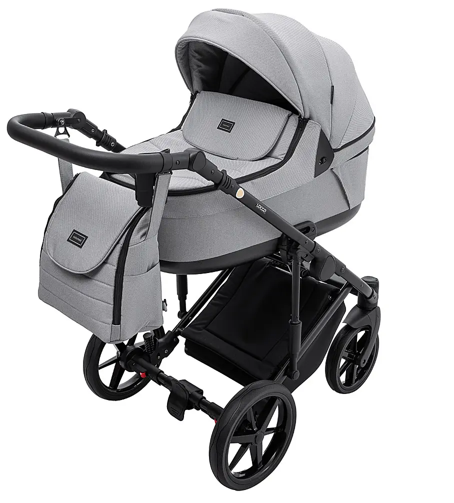 Коляска 2 в 1 Adamex Locco Tip TK-83 сіра
