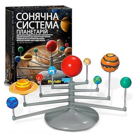 Модель Сонячної системи своїми руками 4M (00-03257/ML) Розвиваючі іграшки, фото 1