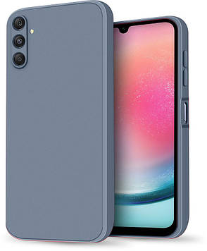 Чохол силіконовий SLIM для Samsung A24 4G Lavender зк кб, фото 1