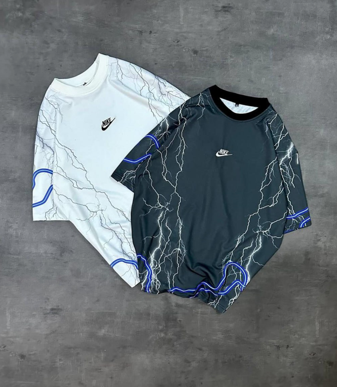 Чоловічі футболки Nike dri fit Найк біла чорна з малюнком молодіжна стильна літня виробництва Туреччина