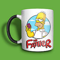 Гомер чашка хамелеон для батька