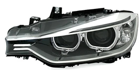Фара ліва BMW 3 F30/31 12-15 (D1S/LED) TYC ел., с кор., без ламп, з кришкою
