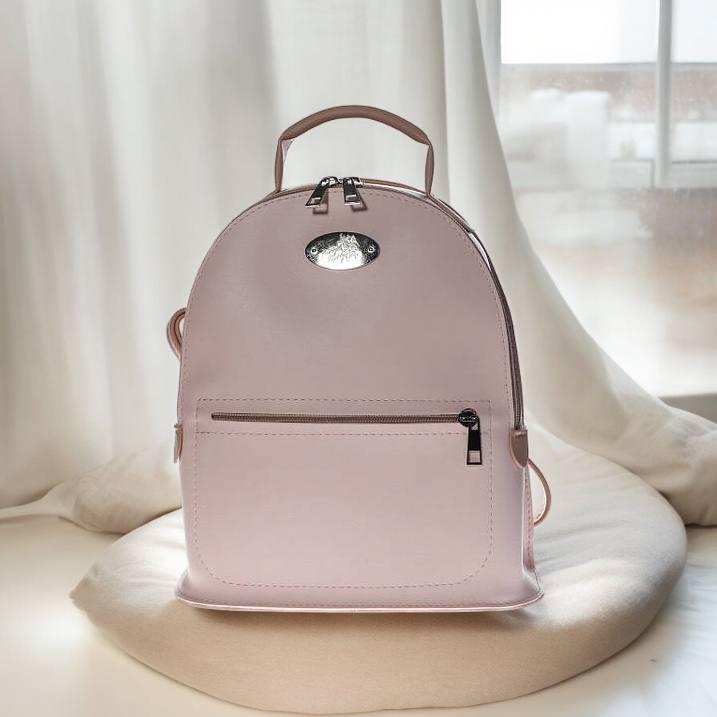 Рюкзак жіночий міський Betty Pretty з екошкіри пудровий 940PUDRA