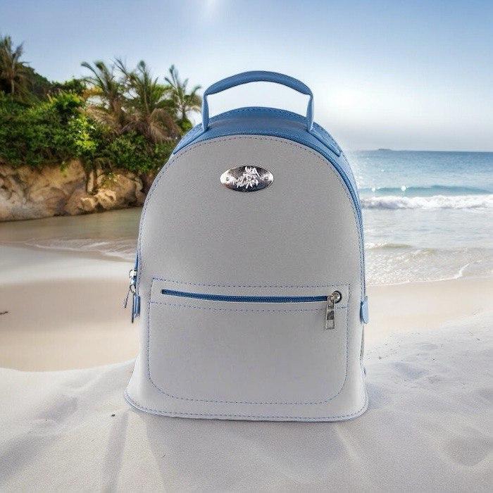 Рюкзак жіночий Betty Pretty з екошкіри різнобарвний 940GRYBLUE, фото 1