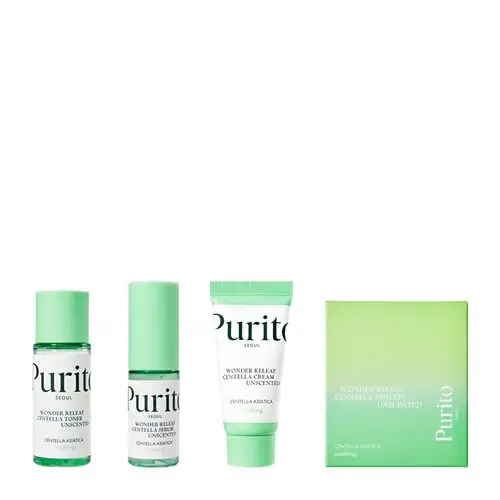 Набір засобів для догляду за чутливою шкірою Purito Seoul Wonder Releaf Centella Mini Kit Unscented