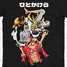 Футболка чорна Morze One piece  V40, фото 3