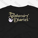 Футболка чорна Morze Монолог травниці (The Apothecary Diaries) V4, фото 4