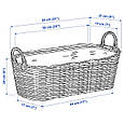 Ящик для квітів кімнатний/вуличний FLODBJОRK IKEA 805.607.28, фото 7