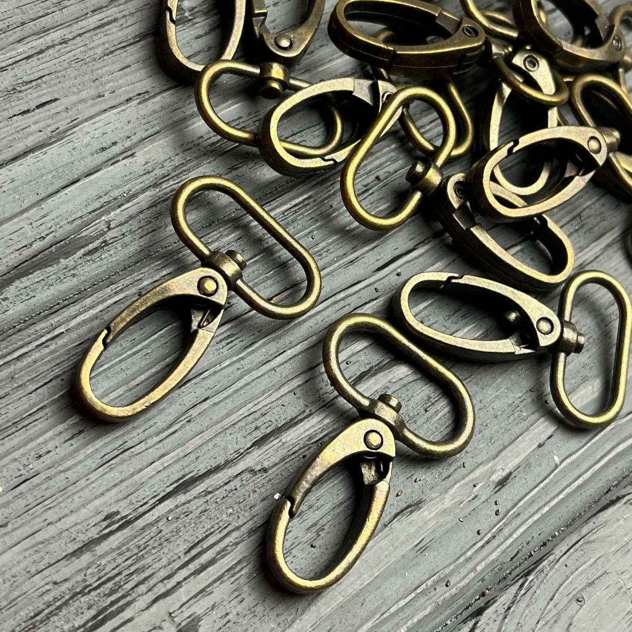 Карабін для сумки скорпіон 30 мм (Антік)