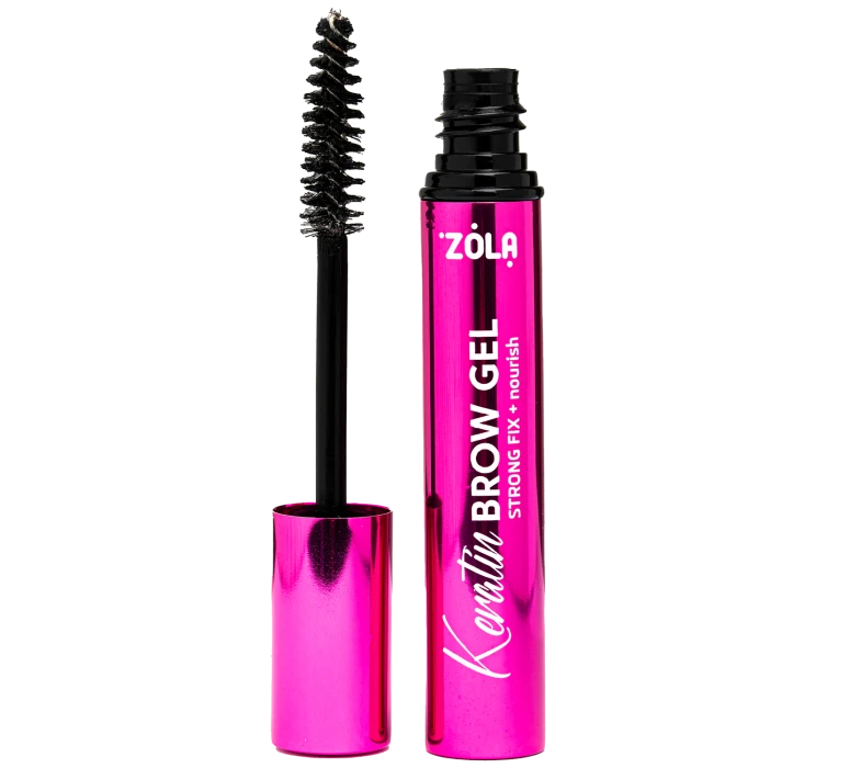 ZOLA Гель для брів Keratin Brow Gel Strong Fix+Nourish, 5 мл