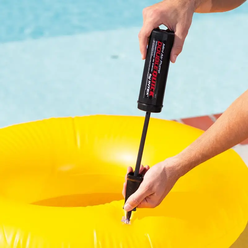 Ручний міні насос для надува Іntex 69613 (об'єм 0.45 л) для матраців, кругів, фото 1