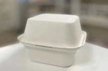 Коробка для бенто торта з тростини 178*178*110 мм