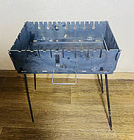 Кований розбірний мангал-валіза на 8 шампурів (3 мм)