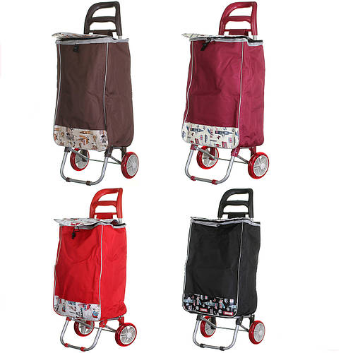 Тачка сумка с колесиками STENSON тележка до 25 кг 34 х 27 х 94 см (2783 ...