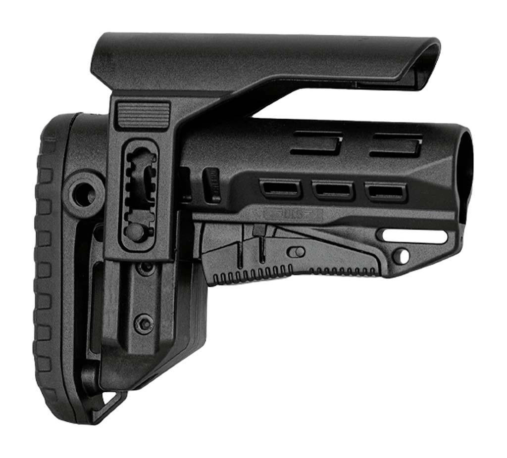Приклад DLG TBS Compact PCP Mil-Spec з регульованою щокою, чорний