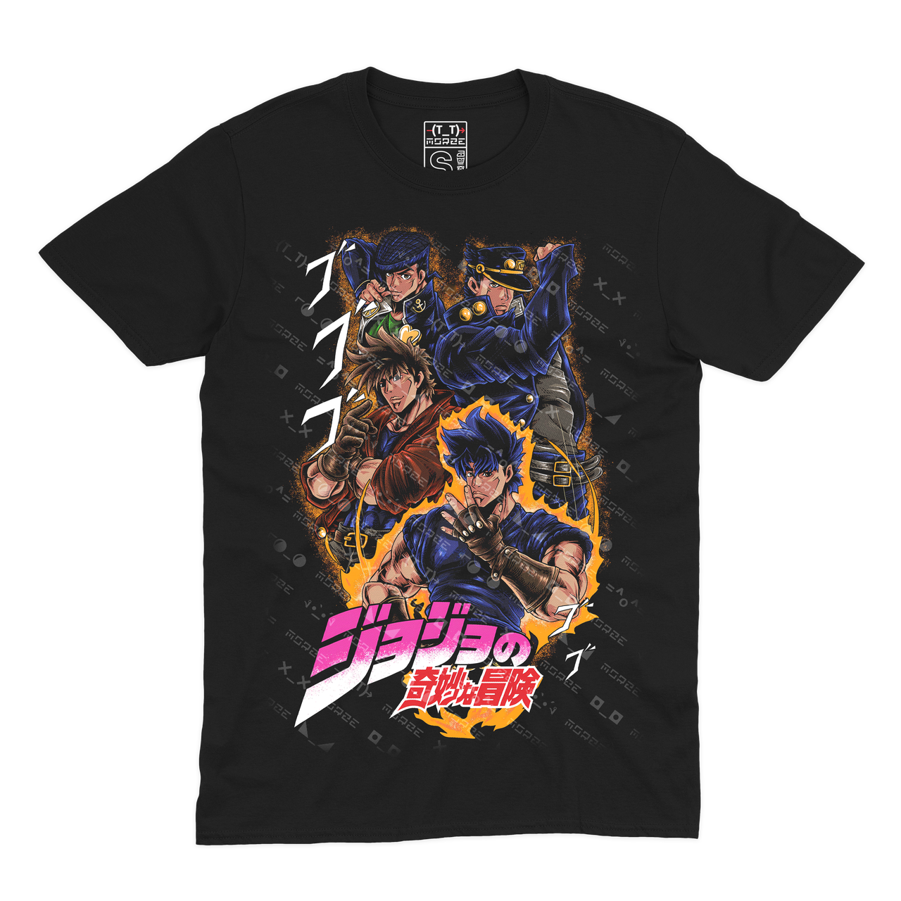 Футболка чорна Morze JoJo's Bizarre Adventure V1 M