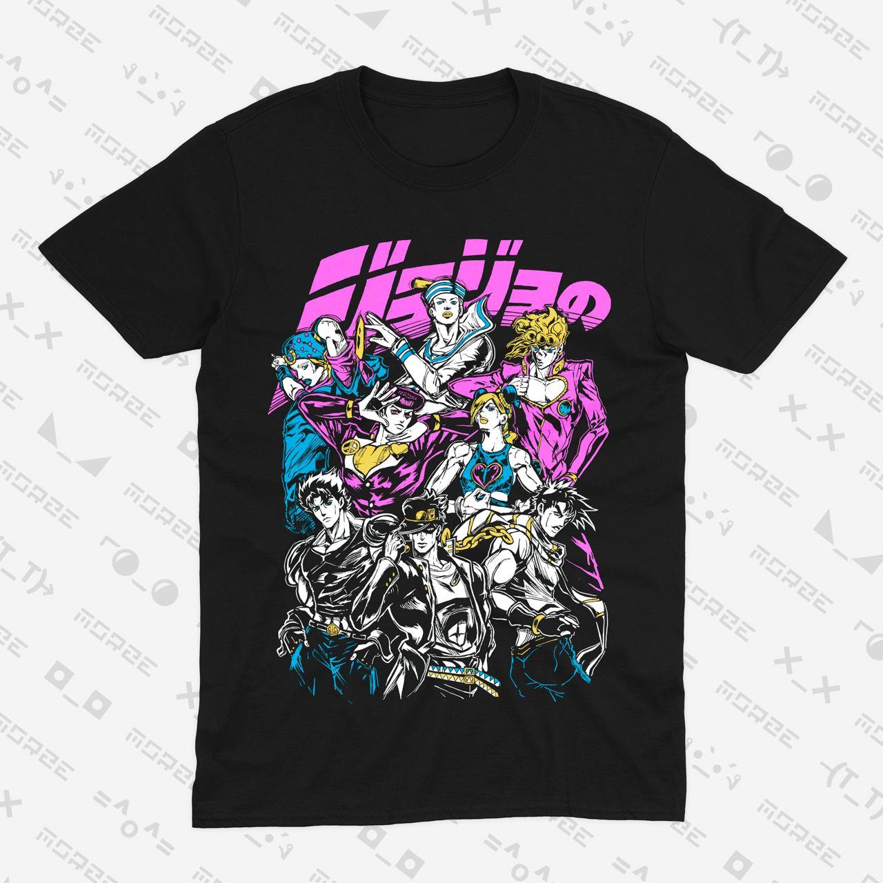 Футболка чорна Morze JoJo's Bizarre Adventure V2