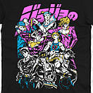 Футболка чорна Morze JoJo's Bizarre Adventure V2, фото 3