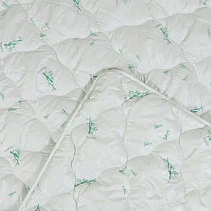 Зимова тепла Євро ковдра 195х215 см стьобана мікрофібра / бамбук гіпоалергенна, фото 3