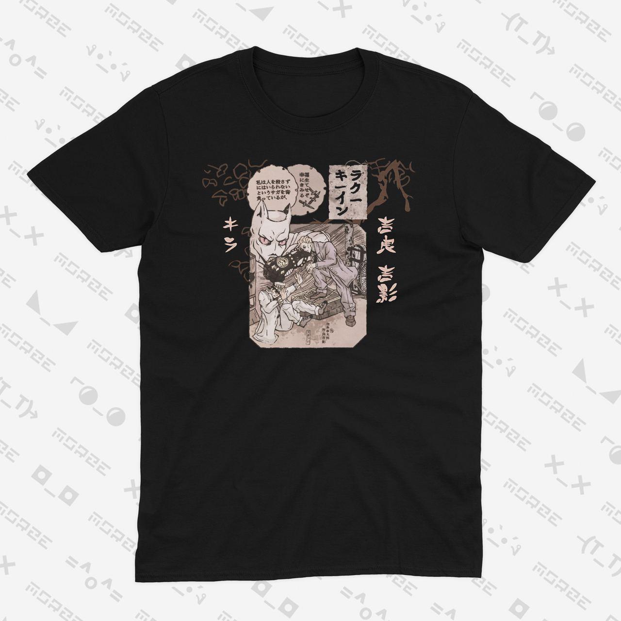 Футболка чорна Morze JoJo's Bizarre Adventure V4, фото 1