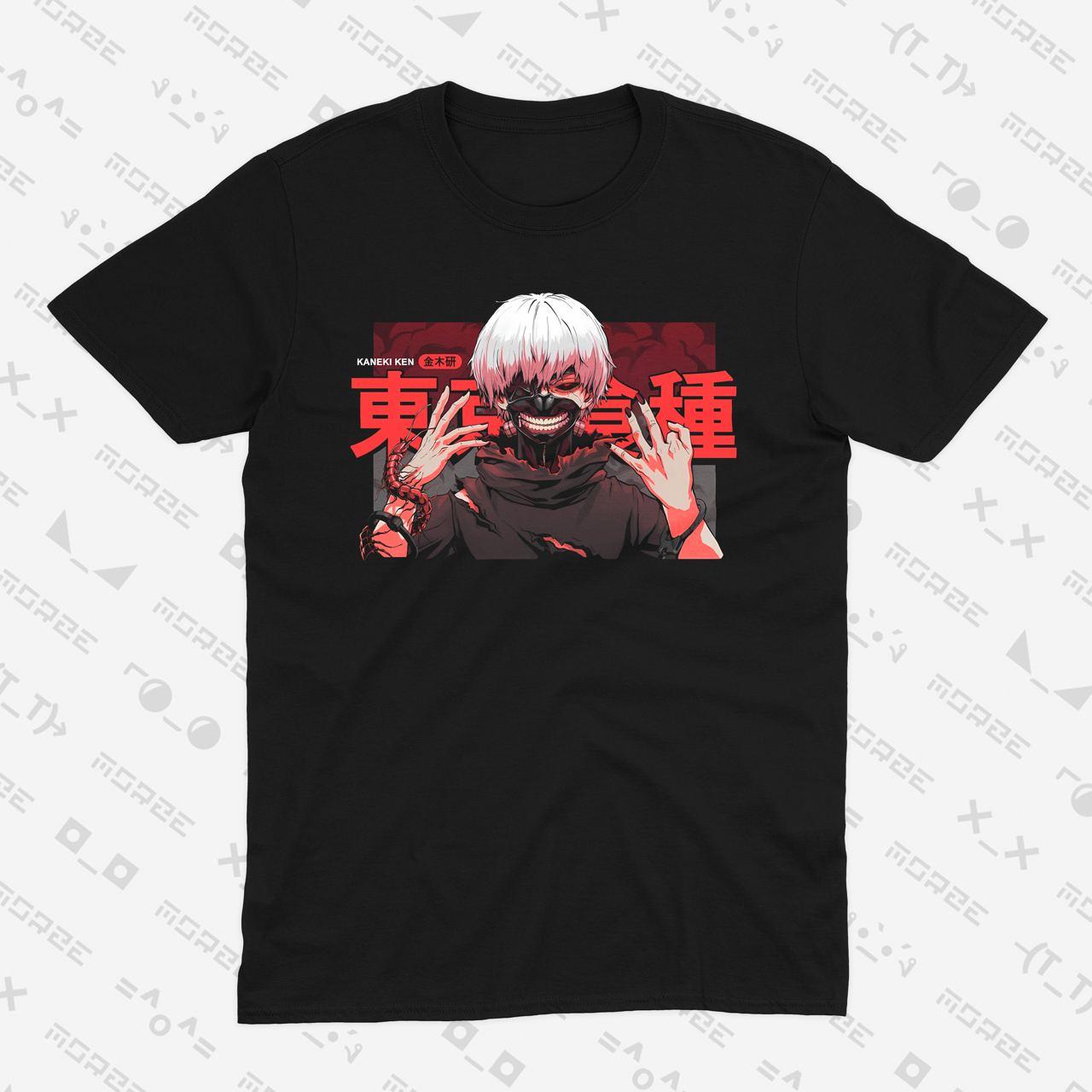 Футболка чорна Morze Tokyo Ghoul (Токійський Гуль) V1