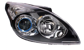 Фара права Hyundai i30 07-12 (H7/H1) TYC ел., без кор., без ламп, з кришкою