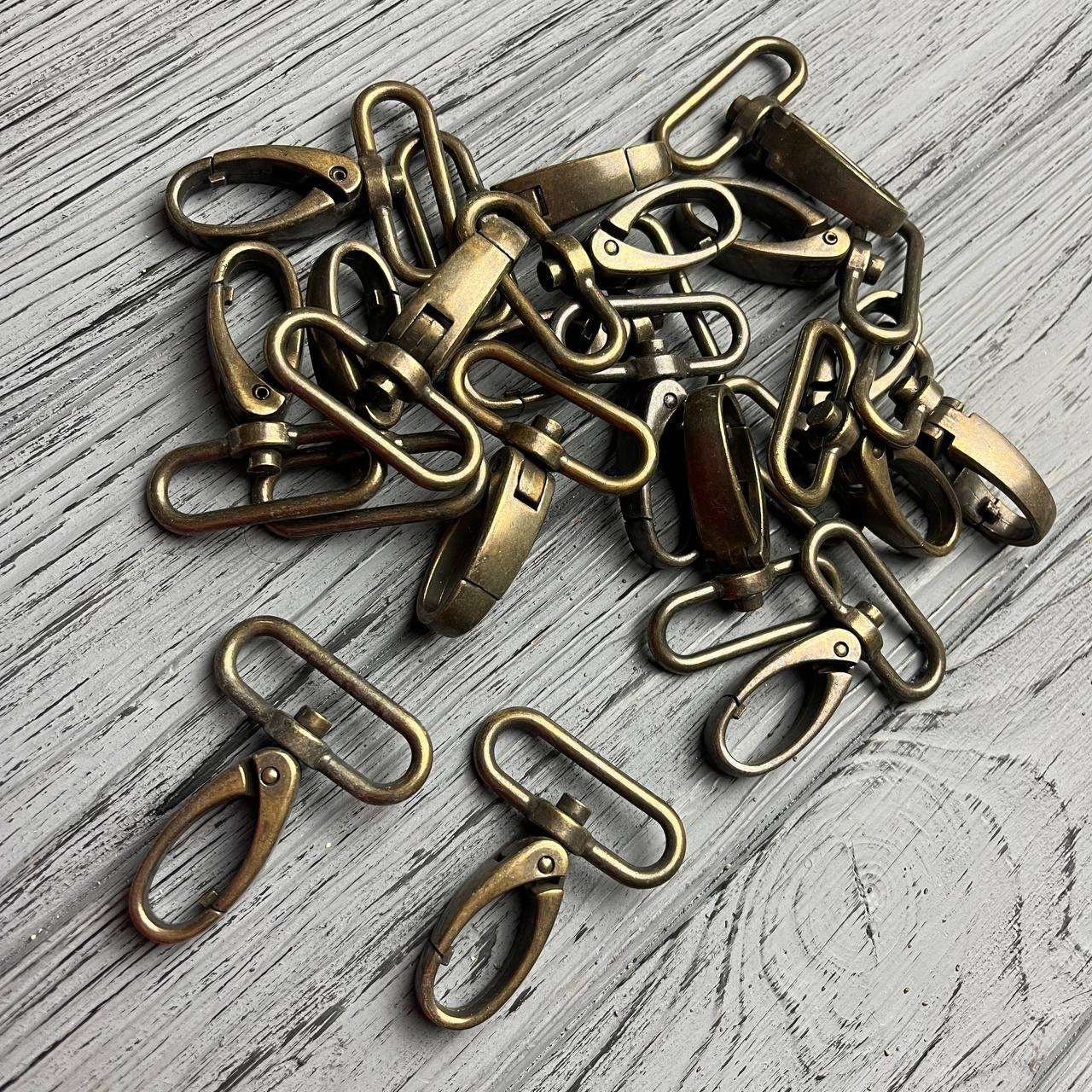 Карабін для сумки скорпіон 40 мм (Антік) (4004)