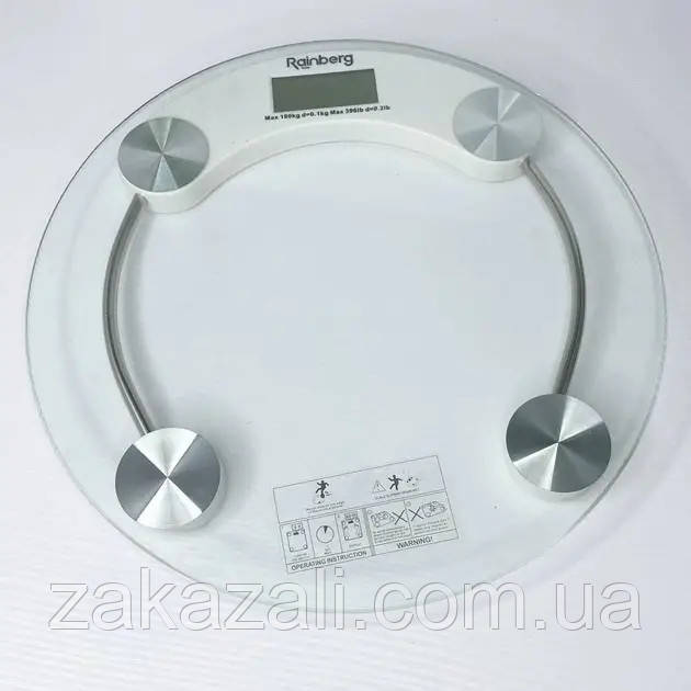 Rainberg RB-2003A (круглі) - це ваги підлоги, які мають термометр і можуть вимірювати до 180 кг.