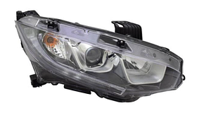 Фара права Honda Civic 10 HB 16-21 (H11/HB3/LED) TYC мех.