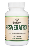 Ресвератрол Double Wood Resveratrol для серцево-судинної системи, 120 шт.