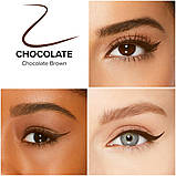 Підводка для очей Too Faced Better Than Sex Easy Glide Waterproof Liquid Eyeliner Chocolate 6 ml, фото 2