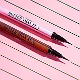 Підводка для очей Too Faced Better Than Sex Easy Glide Waterproof Liquid Eyeliner Chocolate 6 ml, фото 3