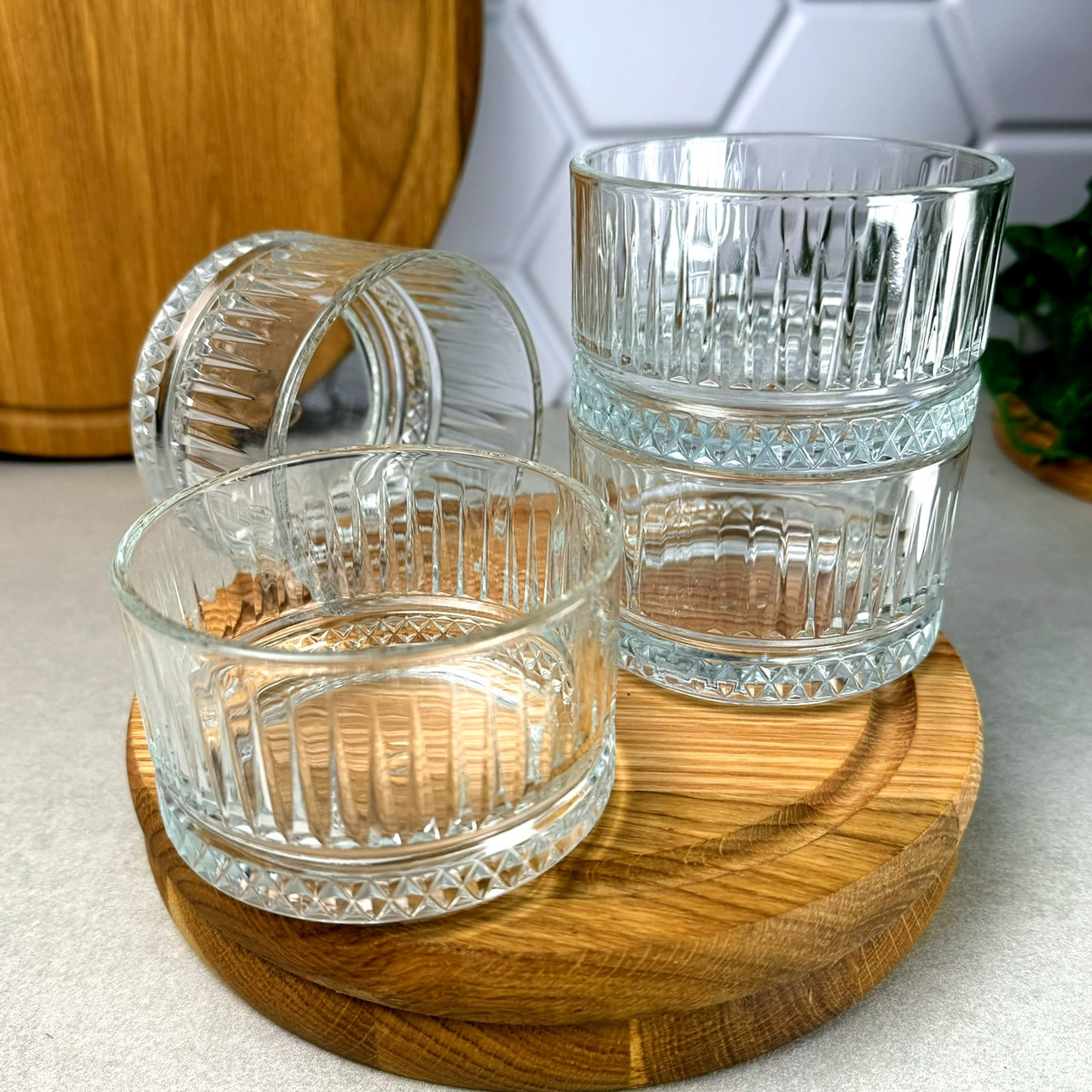 Скляні креманки 235 мл 4 шт для десертів Pasabahce Елізія