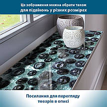 Покриття для столу, м'яке скло з фотодруком, Чорниця у воді з бульбашками 60 х 100 см (1,2 мм) МСПБ-tx404, фото 5