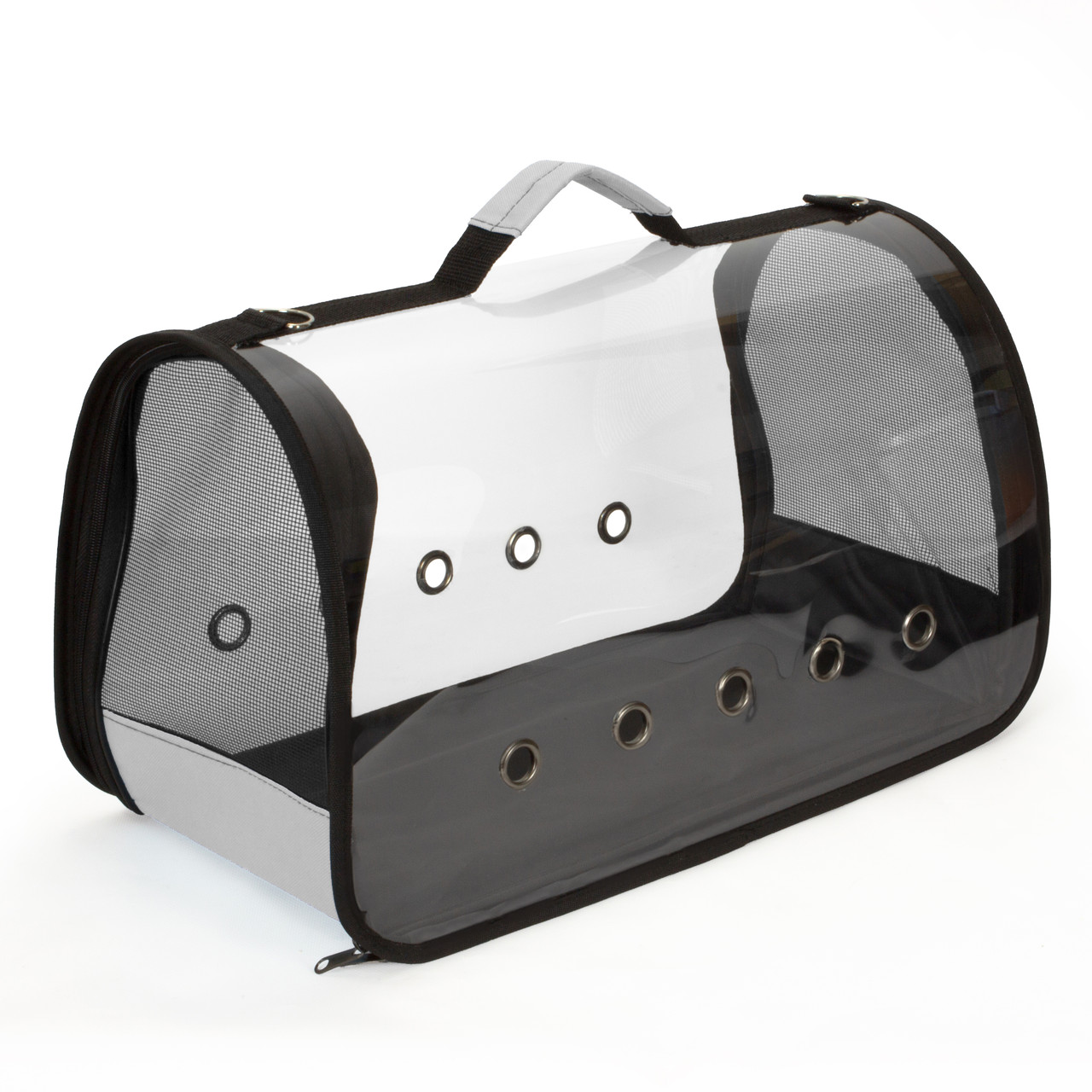 Сумка для перенесення котів та собак 50x25x27 см CosmoPet CP-10L Grey