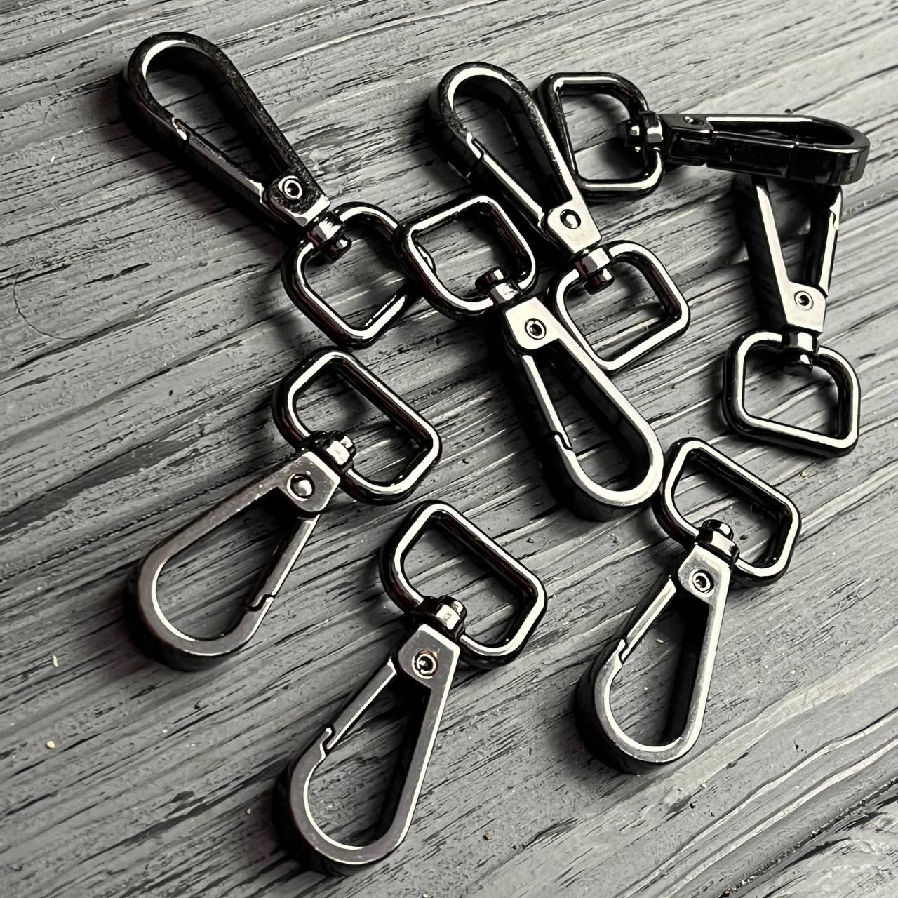 Карабін для сумки DP-70-4 15 мм (Темний нікель)