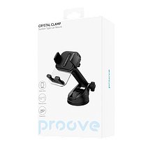 Холдер Proove Crystal Clamp Suction Type Car Mount black, фото 6