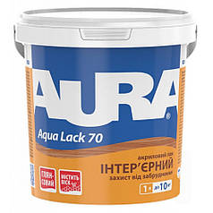 Aura Aqua Lack 70, лак для стін акриловий, глянцевий, 1л