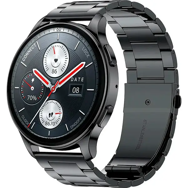 Smart Watch Amazfit Pop 3R Metal Black Metallic Strap UA UCRF 12 380 68 921 77 70