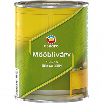 Універсальні емалі Mooblivarv, напівглянцева акрилова фарба для меблів ESKARO, фото 1