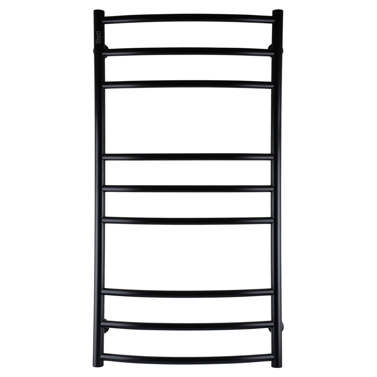 Рушникосушарка UNIO LDE W 1000-500-9 BLK Драбинка Дуга Еліт вода чорна Зроби це - Vdalo