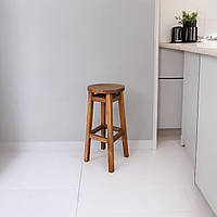 Високий Барний Стілець ПАБ Табурет Комфорт з Натурального Дерева Вільха Для Кафе, Барів, Ресторанів, Кухні 75см
