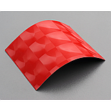 Плівка 4d Cat Eyes червоного кольору #4006, фото 5