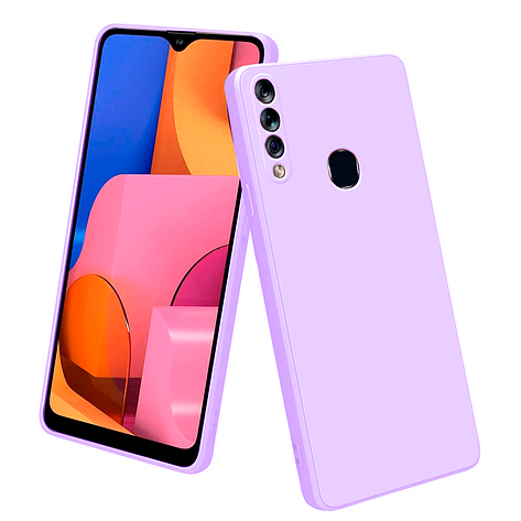Чохол силіконовий SLIM для Samsung A20S Purple, фото 1