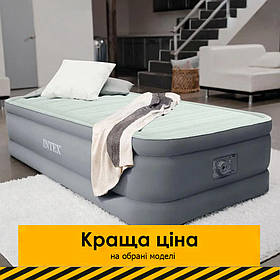 Надувний матрац одномісний велюр (99х191х46 см) Intex 64902